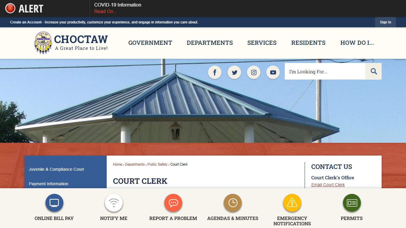Court Clerk | Choctaw, OK